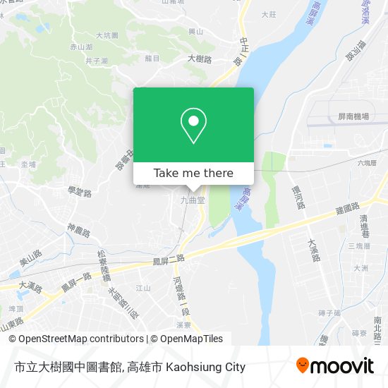 市立大樹國中圖書館 map