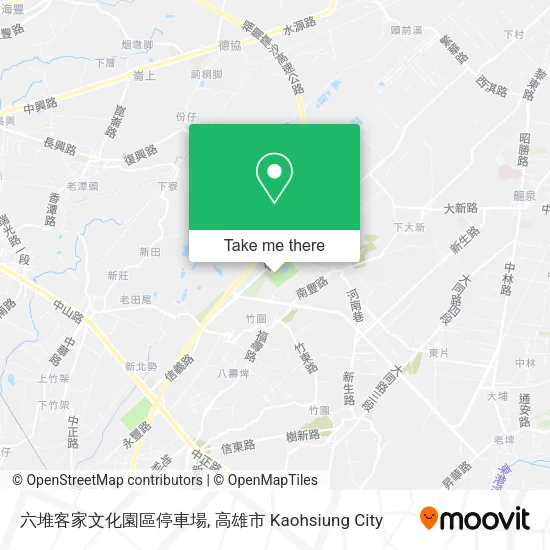 六堆客家文化園區停車場 map