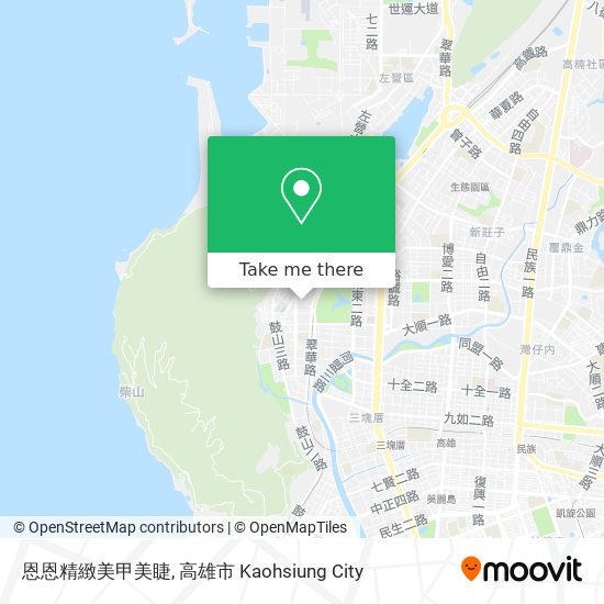 恩恩精緻美甲美睫 map