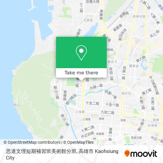 思達文理短期補習班美術館分班地圖