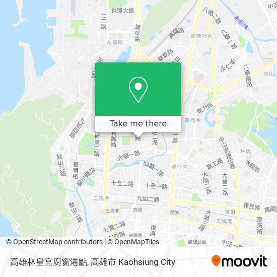 高雄林皇宮廚窗港點 map