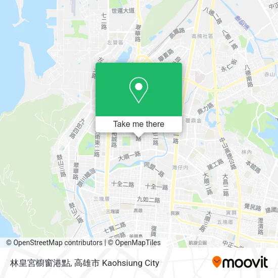 林皇宮櫥窗港點 map