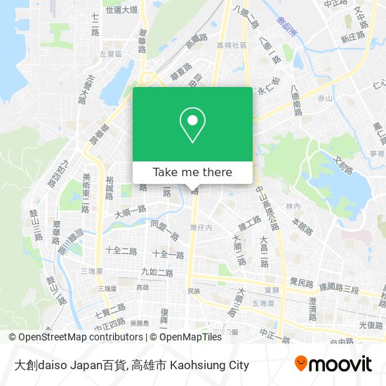 大創daiso Japan百貨地圖