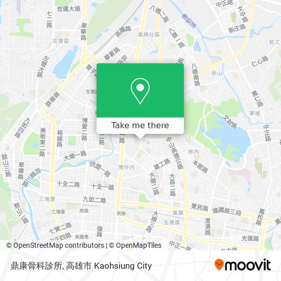 鼎康骨科診所地圖