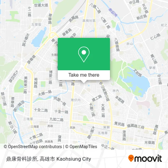 鼎康骨科診所 map
