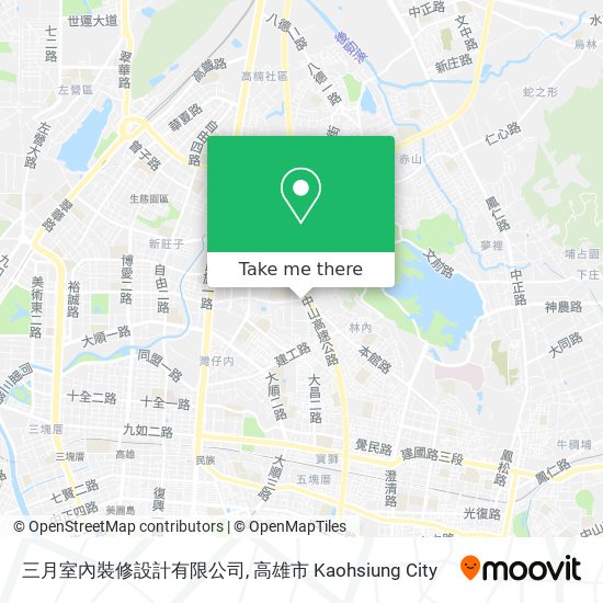 三月室內裝修設計有限公司地圖