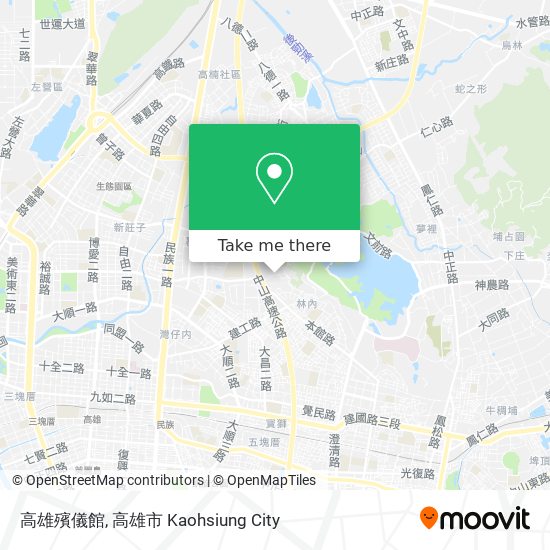 高雄殯儀館 map