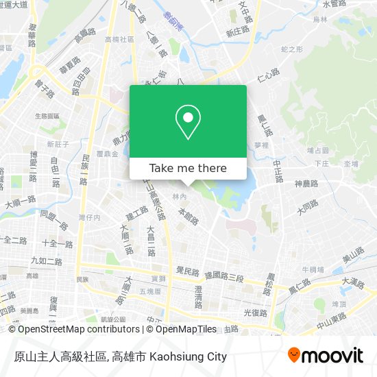 原山主人高級社區 map
