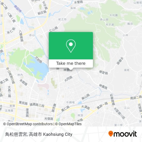 鳥松慈雲宮 map