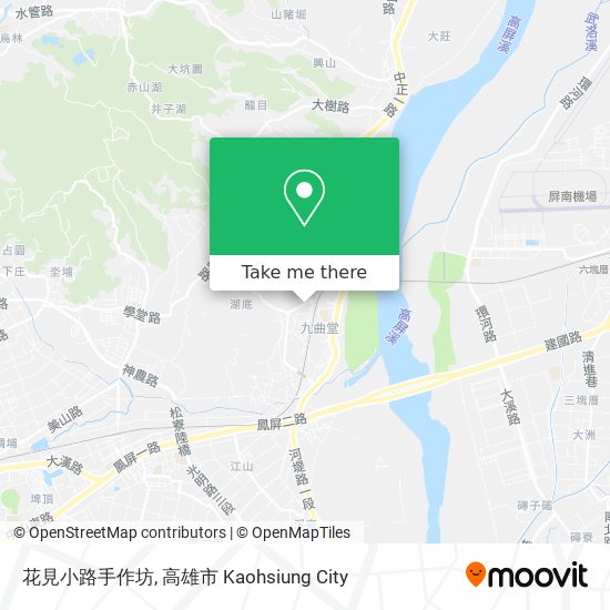 花見小路手作坊地圖
