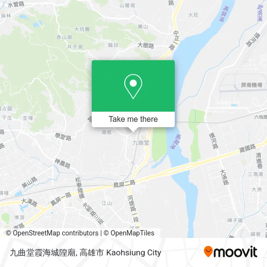 九曲堂霞海城隍廟地圖