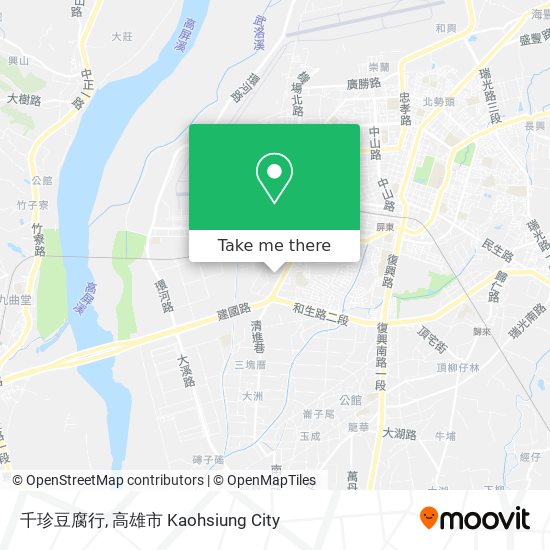 千珍豆腐行 map