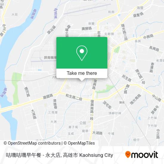 咕嘰咕嘰早午餐 - 永大店 map