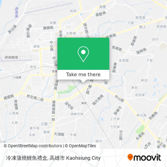 冷凍蒲燒鰻魚禮盒地圖
