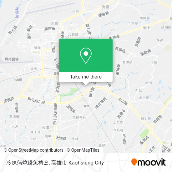 冷凍蒲燒鰻魚禮盒地圖