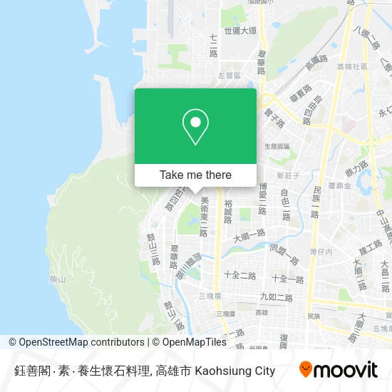 鈺善閣‧素‧養生懷石料理 map