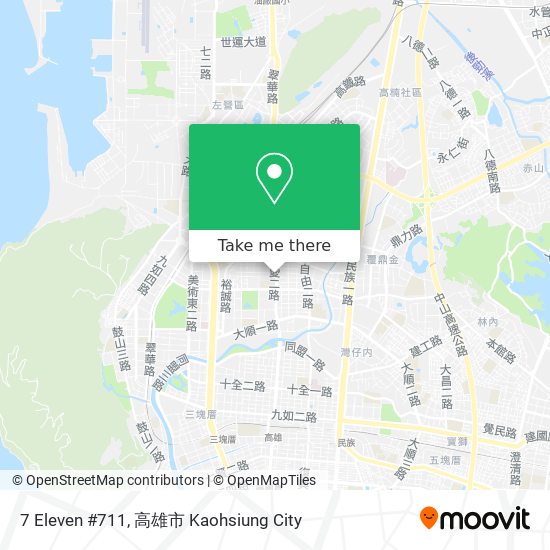 7 Eleven #711 map