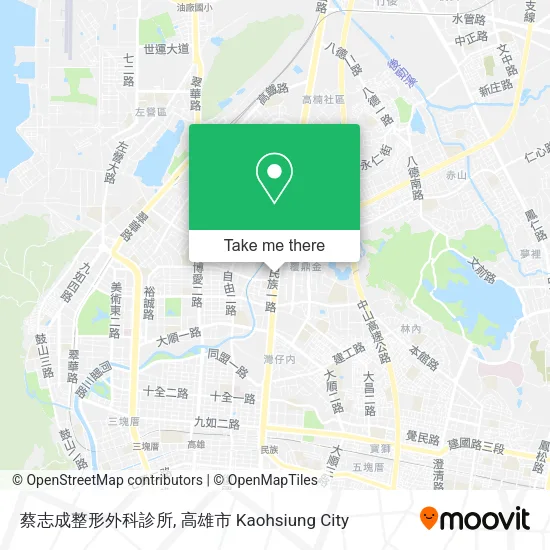 蔡志成整形外科診所 map