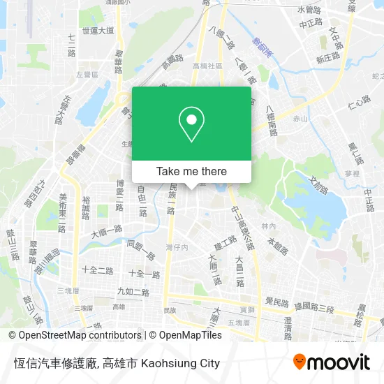 恆信汽車修護廠 map
