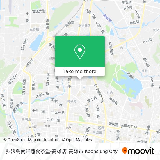熱浪島南洋蔬食茶堂-高雄店 map
