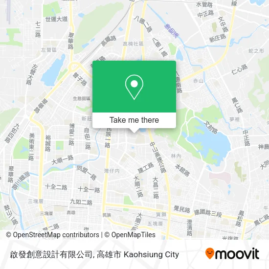 啟發創意設計有限公司 map