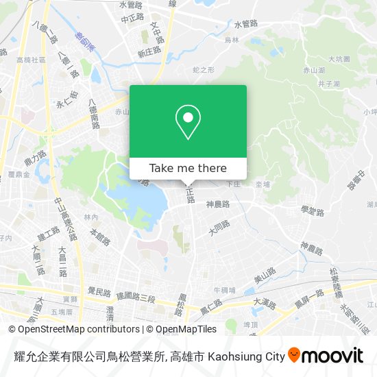 耀允企業有限公司鳥松營業所 map