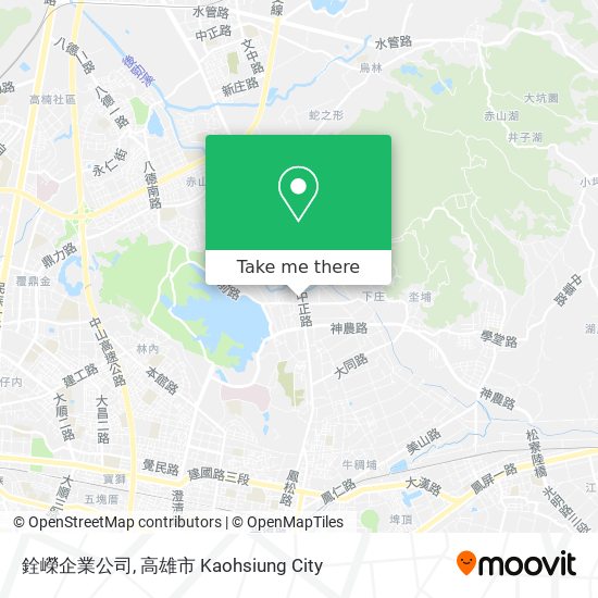 銓嶸企業公司 map