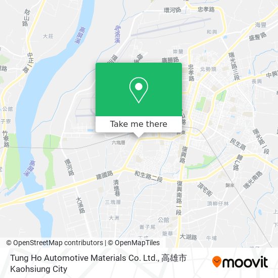 Tung Ho Automotive Materials Co. Ltd. map