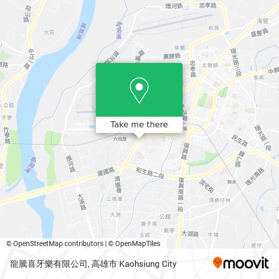 龍騰喜牙樂有限公司地圖