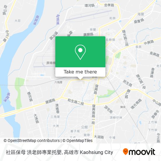 社區保母 洪老師專業托嬰 map