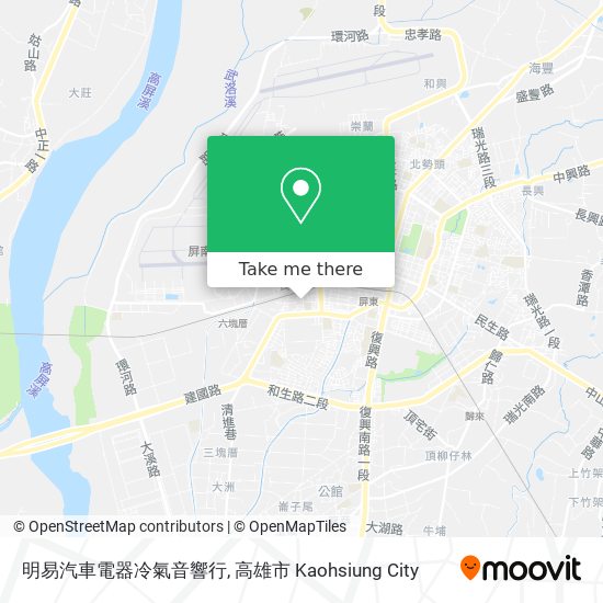 明易汽車電器冷氣音響行地圖