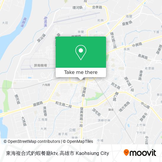 東海複合式釣蝦餐廳ktv map