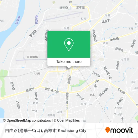 自由路(建華一街口) map