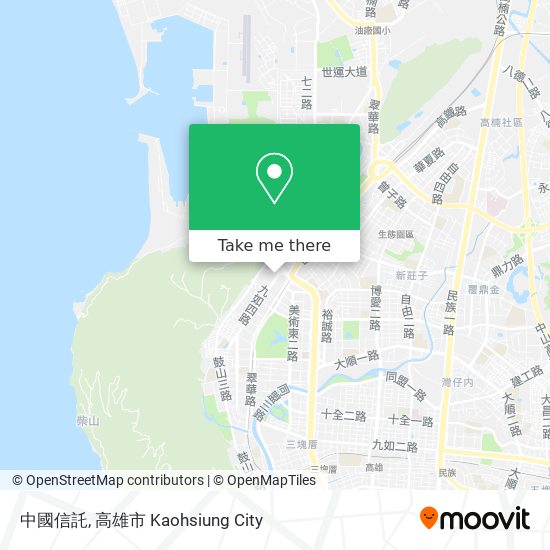 中國信託地圖