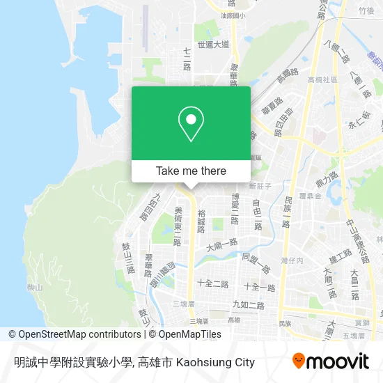 明誠中學附設實驗小學 map
