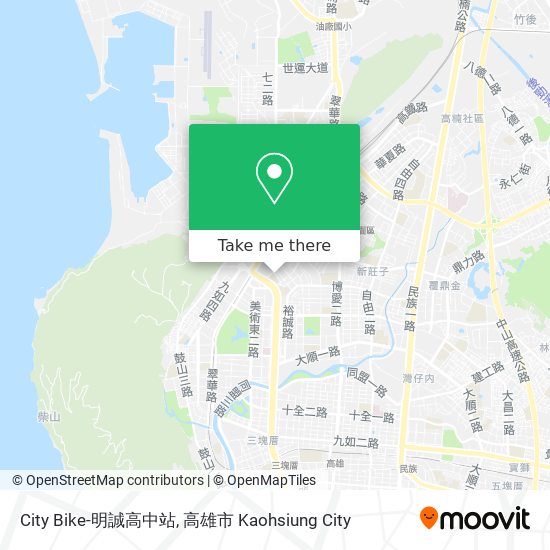 City Bike-明誠高中站 map