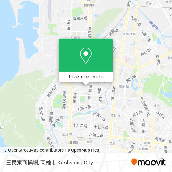 三民家商操場 map