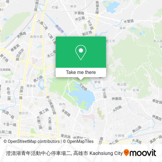 澄清湖青年活動中心停車場二地圖