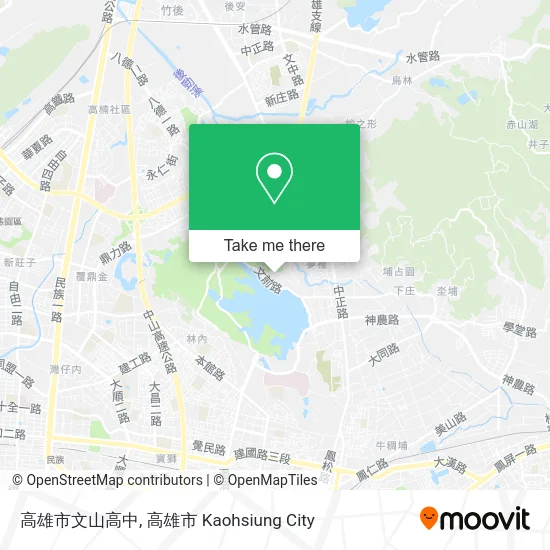 高雄市文山高中地圖