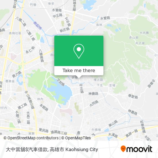 大中當舖$汽車借款地圖