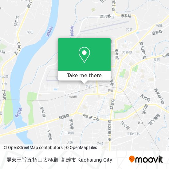 屏東玉旨五指山太極殿 map