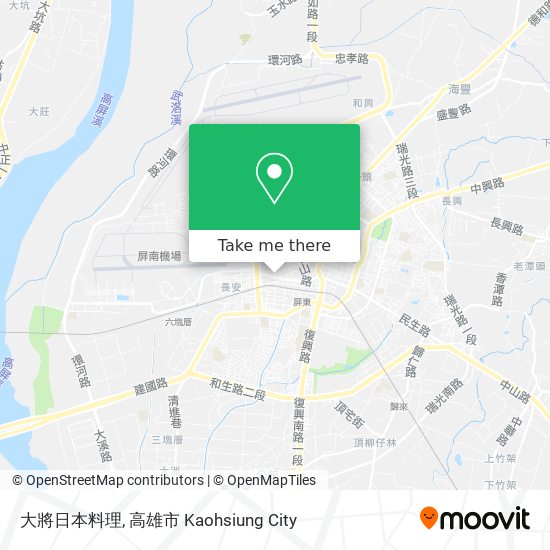 大將日本料理 map