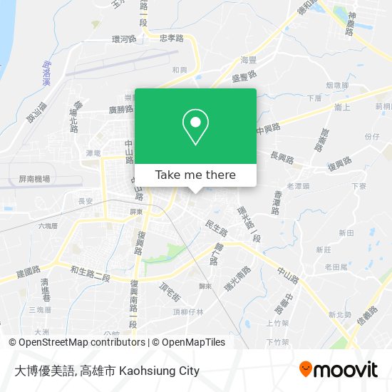 大博優美語地圖