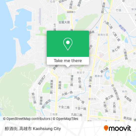 醇酒街地圖