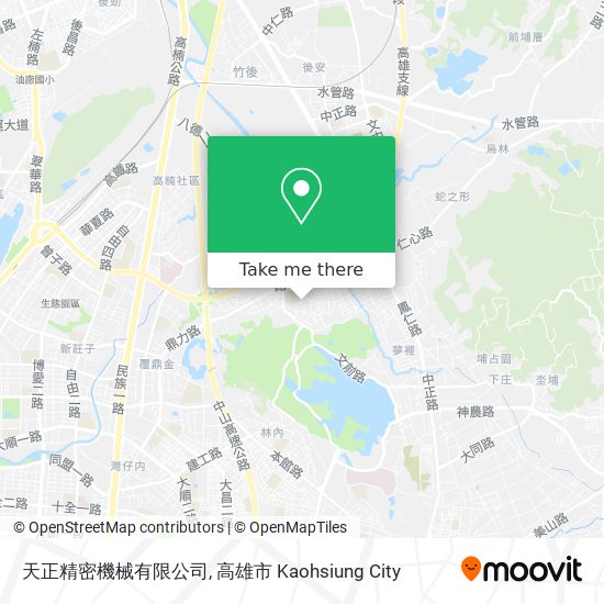 天正精密機械有限公司 map