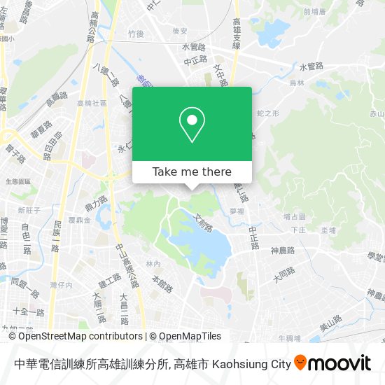 中華電信訓練所高雄訓練分所地圖