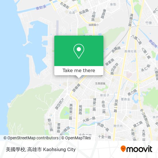 美國學校 map