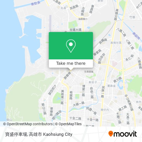 寶盛停車場 map