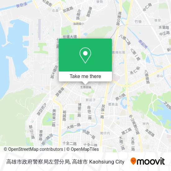 高雄市政府警察局左營分局 map