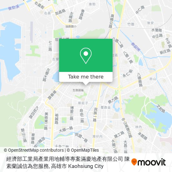 經濟部工業局產業用地輔導專案滿慶地產有限公司 陳素蘭誠信為您服務地圖